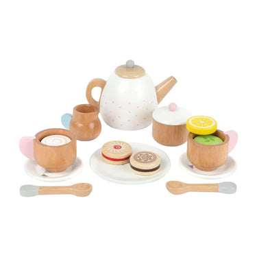 EcoToys Houten Servicio de té | Crea momentos inolvidables - Hermosos accesorios de madera